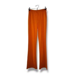 NWT Open Edit Burnt Orange Slight Flare Pull On Pants Sz S